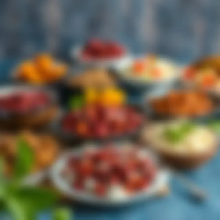 A variety of dishes featuring Yayla red beans