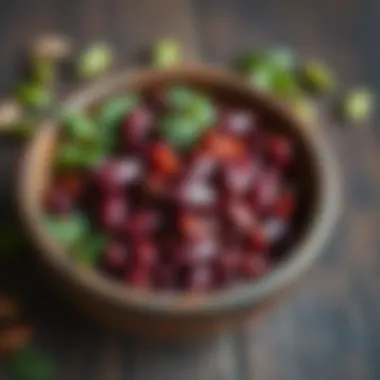 Vibrant Yayla red beans in a rustic bowl