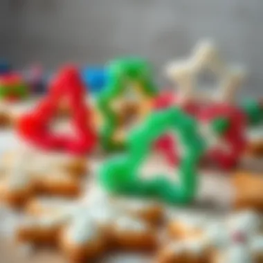 A selection of unique cookie cutters reflecting holiday spirit