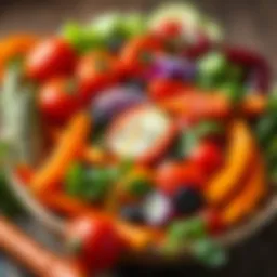 Colorful fresh vegetables representing a healthy diet